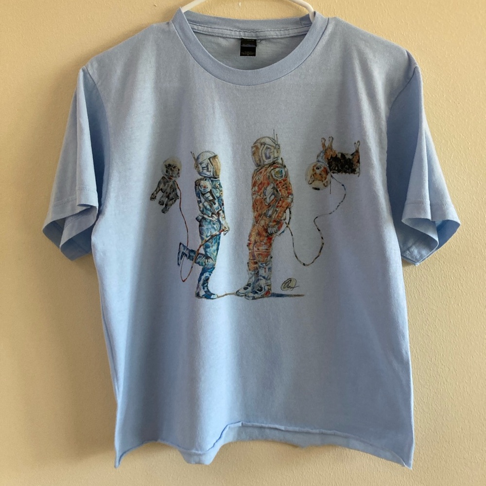 Tultex Light Blue Cotton T-Shirt